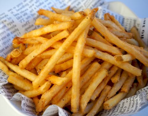 Truffle-flavored French fries