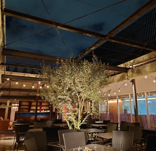 解放感のあるテラス