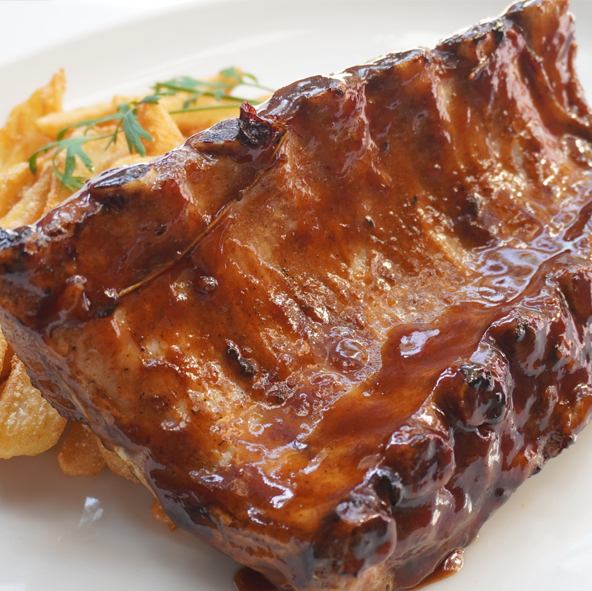 베이비 백 리브 오븐 로스트 BBQ 소스