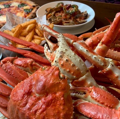 【새해의 모임에】 극상이면 게 · 참깨 게가 무제한 「GOLDPLAN」+무료 음료 (120MinL.O90Min)