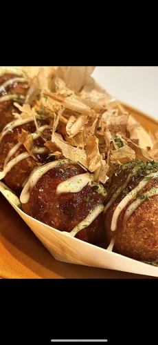 8 takoyaki-style meatballs