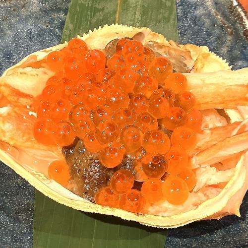 本ズワイかに甲羅味噌焼