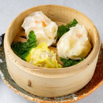 三種來自倉庫的燒麥