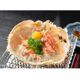蔵 名物 根室産たらば蟹甲羅焼