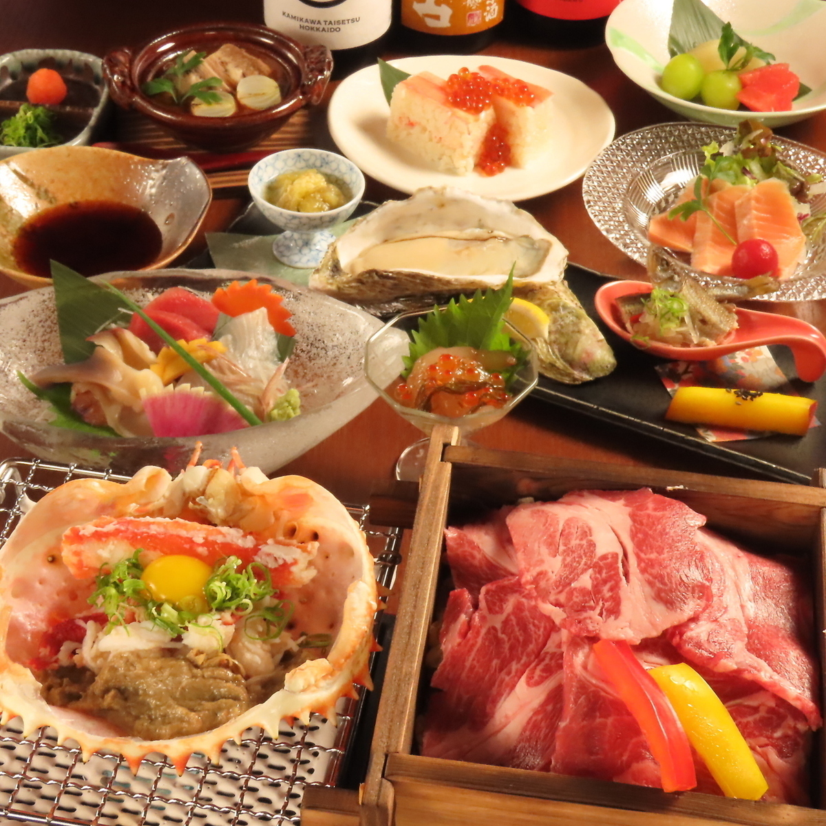 食品会社直営のため、北海道の食材を独自ルートで仕入れてます。