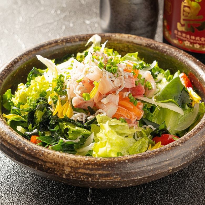Japanese style seafood salad