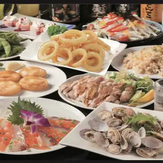 【地鶏コース】コスパ抜群！2H飲放＋鮮魚カルパッチョや特製鶏ステーキ等絶品メニュー(全9品)
