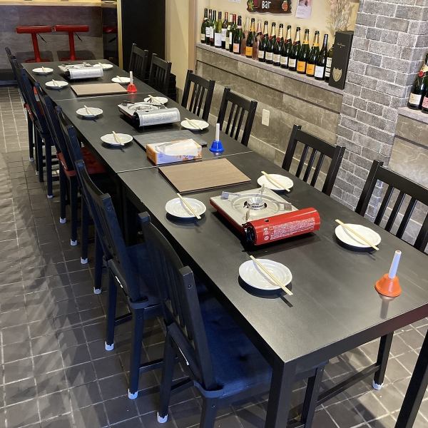 [Groups and chartered seats are possible ◎] Since there are no partitions on the table seats, it is easy for groups to use.We accept from 15 people.We can accommodate up to 28 people, so please feel free to contact us if you have any questions about the number of people or courses.