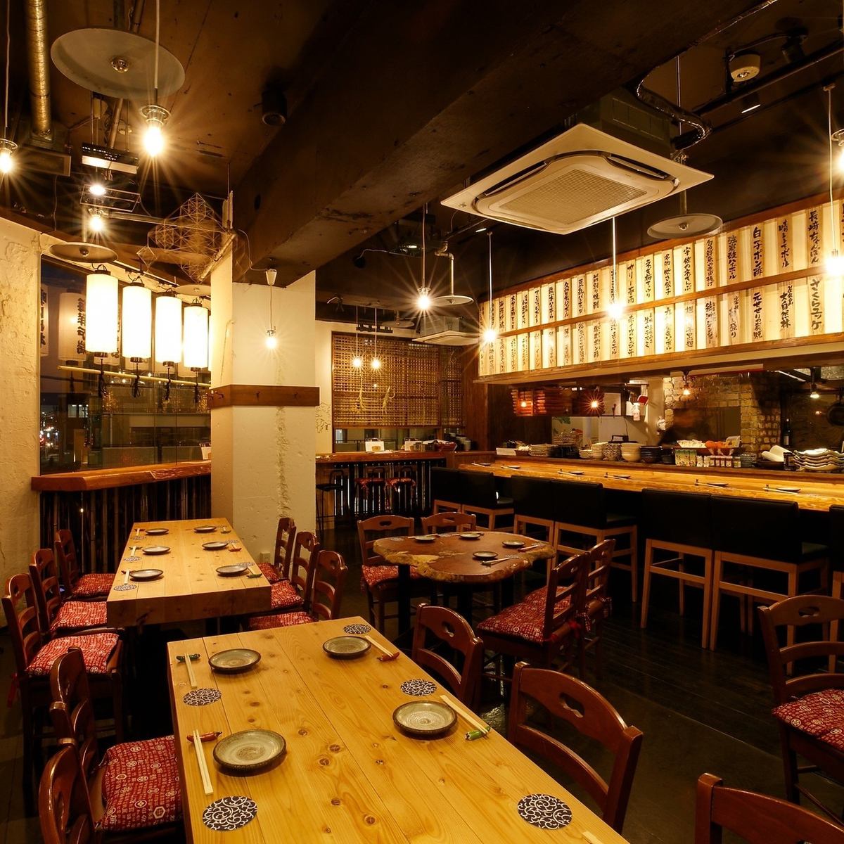 You can also change the table layout! Private reservations are available for up to 30 people♪