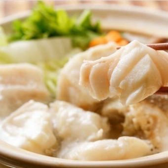 【料理のみ】期間限定！幻の天然魚クエをお鍋で堪能する『特別天然クエ鍋コース』全7品 8,800円