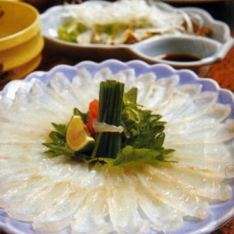 【料理のみ】冬季限定！冬の風物詩とらふぐを贅沢に愉しむ『とらふぐフルコース』全9品 11,000円