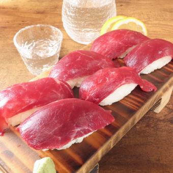 にぎり盛り合わせ(六貫)