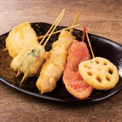 おまかせ串揚げ　5種盛