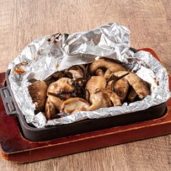 鐵板!錫箔紙烤厚香菇