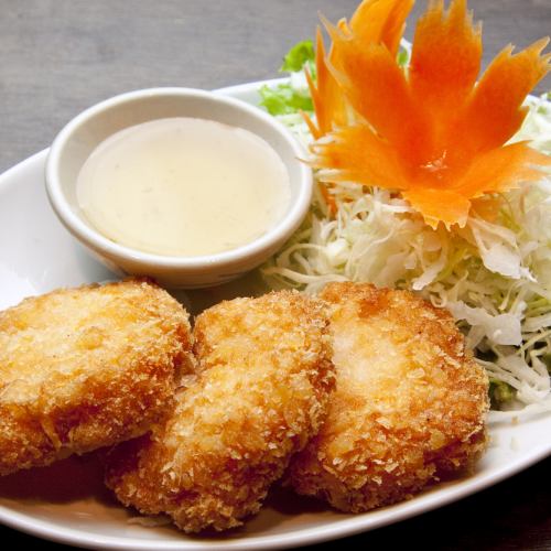 Fried fluffy shrimp paste “Toad Man Kung”
