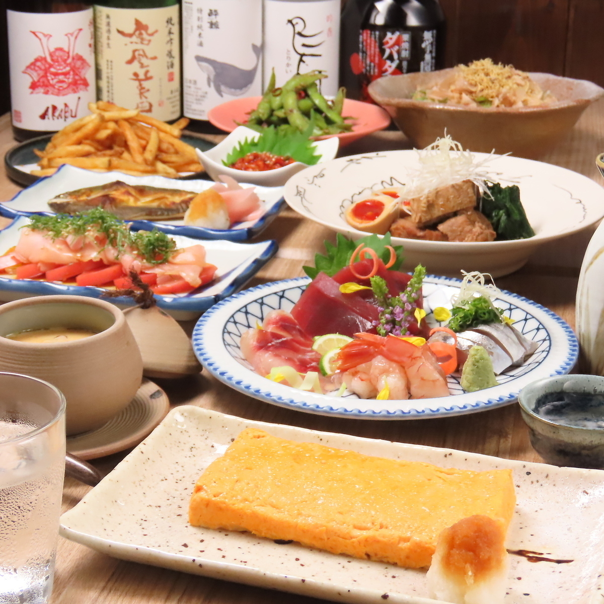 温もりのある空間で過ごす大人時間!極上手料理と美味なお酒を