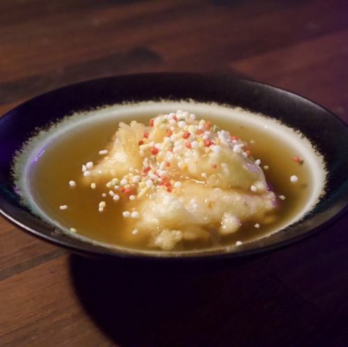 じーまーみ豆腐のあげだし
