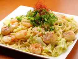 海鮮鹽烤蕎麥麵