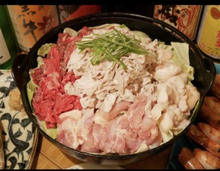 Top Meat Hot Pot Course * 90 minutes all-you-can-drink included 6,000 yen