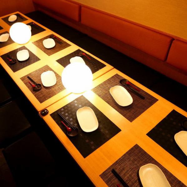 [千葉站宴會的最佳選擇]最多可容納40人♪居酒屋宴會/酒會◎還有各種無限暢飲的套餐♪*座位照片參考合作餐廳。
