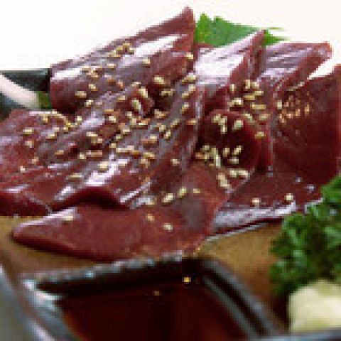 木更津エリアでも提供店が少ない希少なハツ刺し（牛）