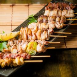 炭火串焼き 5本盛り