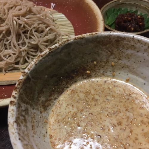 胡麻ダレつけ蕎麦/辛味大根おろし蕎麦