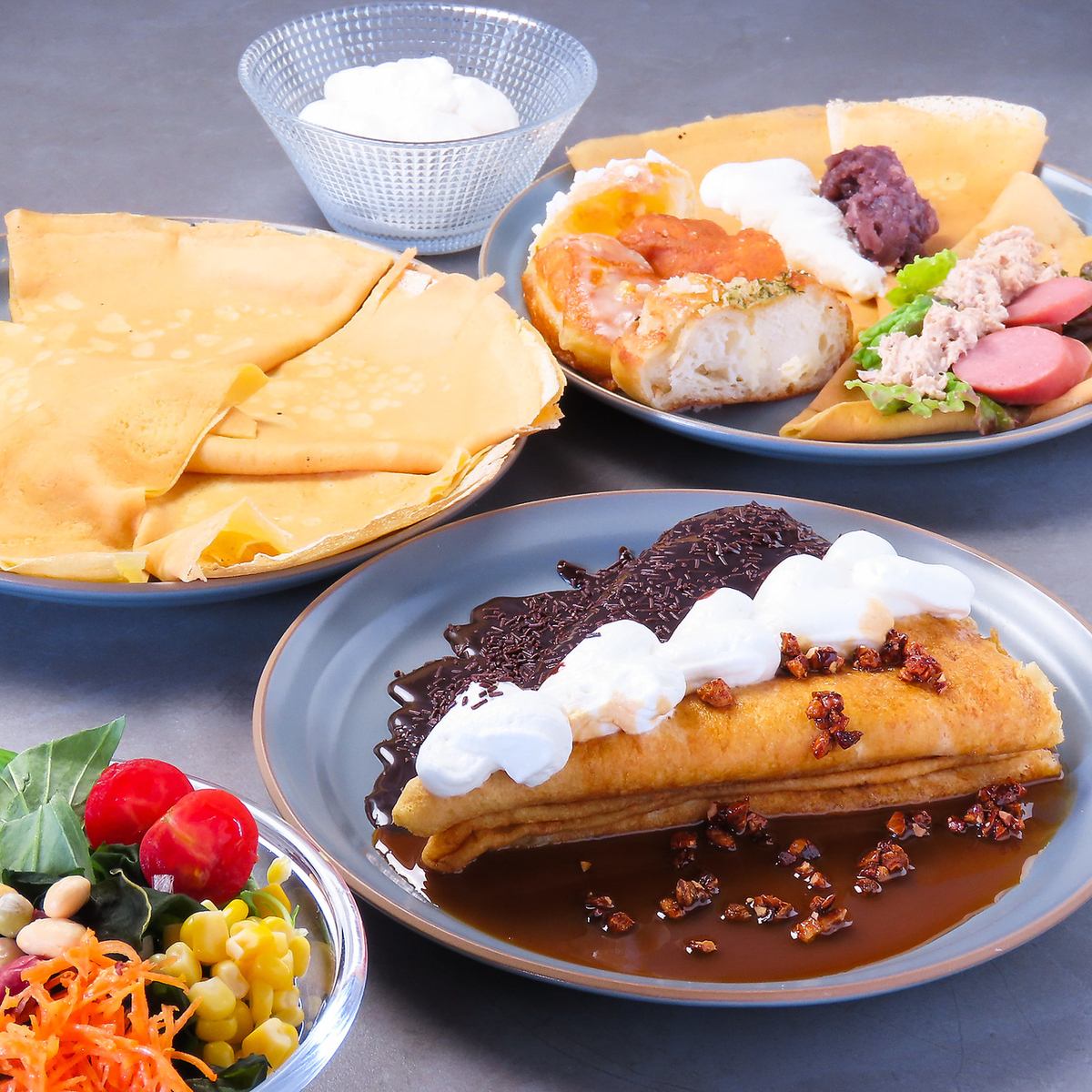 モーニング、ランチ、アフターヌーン、テイクアウト利用可能!