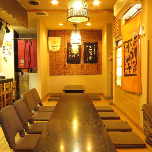 最大26名様まで！貸切は20名様からOKです！少人数から団体様まで宴会可能です！掘りごたつ席もあってゆっくり足を伸ばせます★会社宴会・歓送迎会・同窓会・女子会などにどうぞ♪【月～木限定！】平日貸切も受け付けております♪こちらは16名様からOK！ご希望の際は、お気軽に店舗へご相談下さい☆