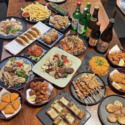 ≪国産和牛の厚切り牛タンや上ロース付≫特上国産和牛コース2時間飲み放題付き全12品6980円