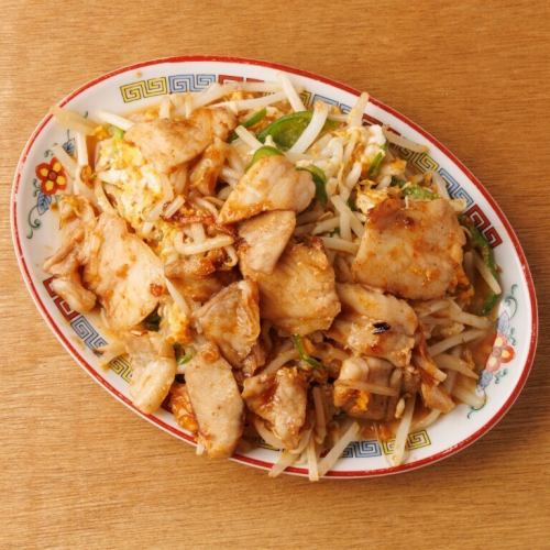 肉モヤたま炒め