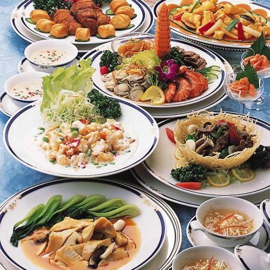 【요리만 | 스탠다드 코스】~후카히레스프와 본격 마파두부《전10품》회사 연회나 회식에