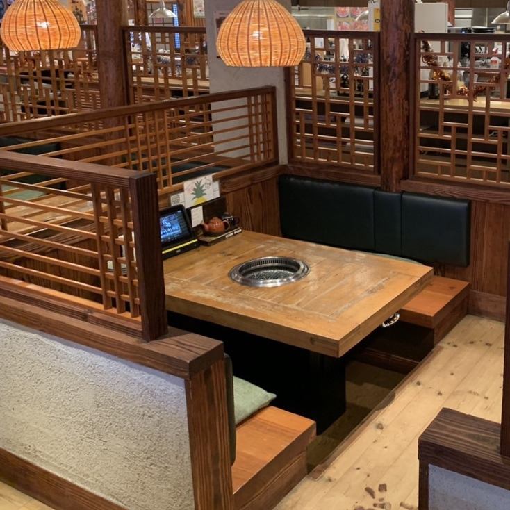 我们有一个可以放松并享用餐点的空间。