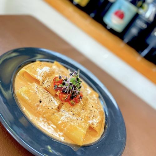 Sea urchin and herb rich cream sauce