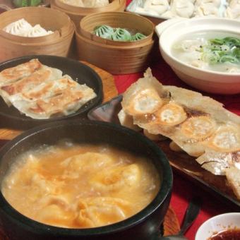 ◆2 hours all-you-can-drink + all-you-can-eat gyoza (40 varieties) ◆ All-you-can-eat gyoza and drink course 4,280 yen *Reservation required by the day before