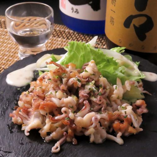 いかげそバター醤油焼き