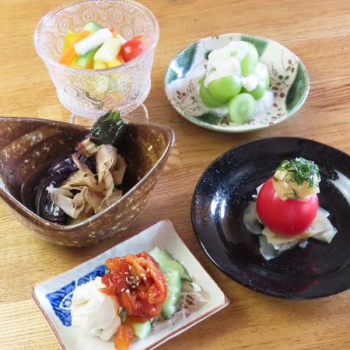 小皿なのでお一人様でも◎