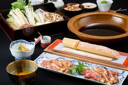 ◆◇Amakusa Daioh chicken sukiyaki hotpot <<Hana>> course◇◆