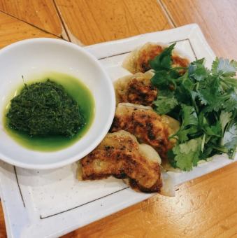 パクチー餃子