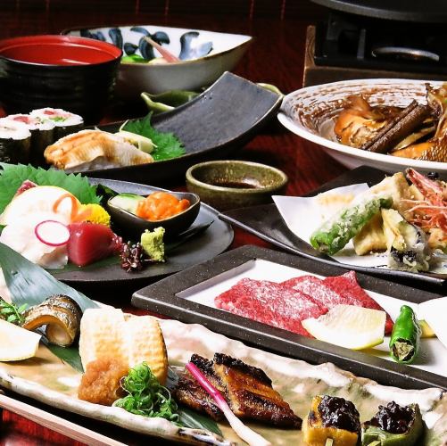 120 minutes of all-you-can-drink included [For entertainment or anniversaries...] Carefully selected fresh fish x Japanese black beef "Premium Course" 8,000 yen (tax included)