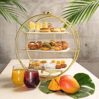 [May - Reservations only] From 2 people/14:00-16:00 ◆ Summer afternoon tea using summer fruits ◆ Total of 9 dishes