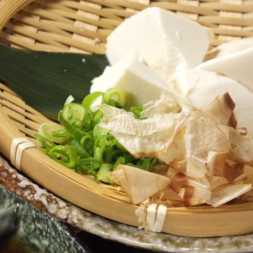 ざる豆腐の冷奴