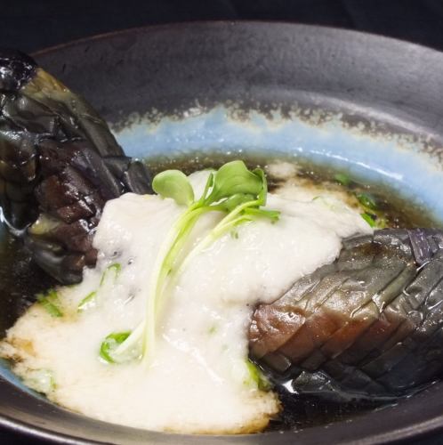 茄子一本！冷やし煮びたし　とろろがけ