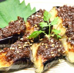 茄子の肉味噌田楽