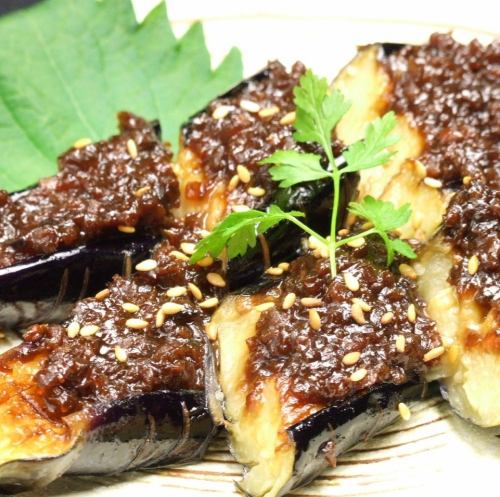 茄子の肉味噌田楽