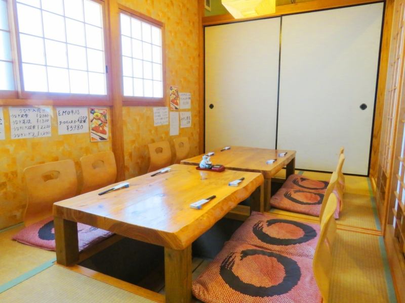 Popular private room digging seat summer ♪ 4 people × 4 rooms available ◎ 16 to 20 people available if you take a divider! Family dining, meeting, banquet, entertaining etc ... in various scenes You can use ◎