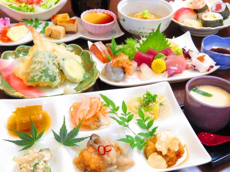 [3 types of evening banquet course 2500/3200/3800 yen (tax included) are available] +1800 yen (tax included) with all-you-can-drink for 2 hours♪