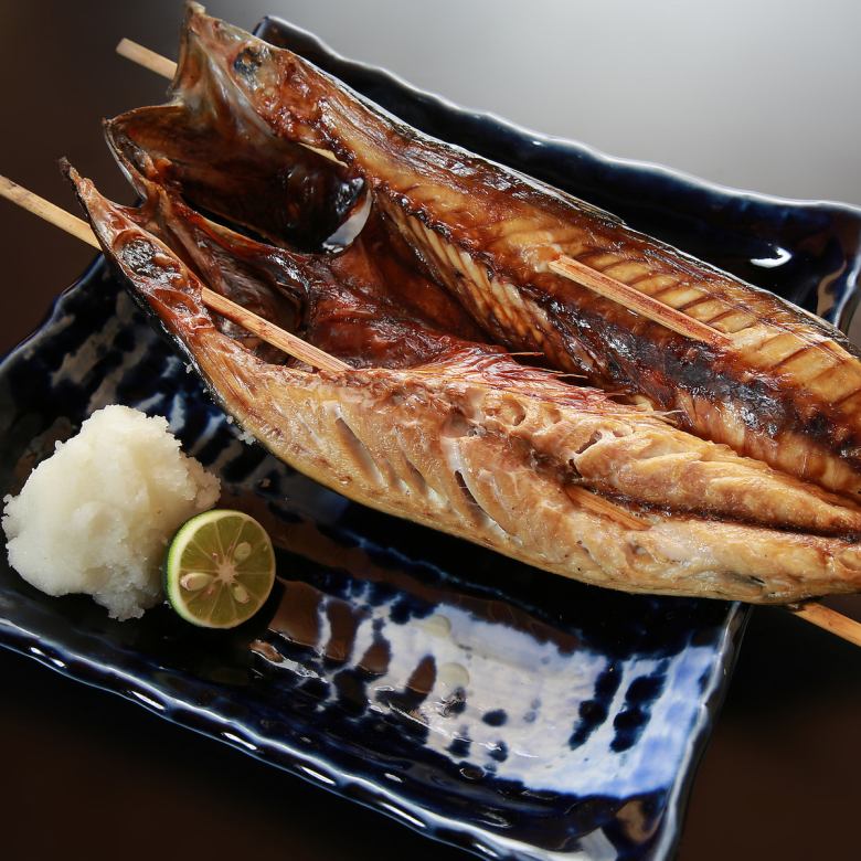 Toro mackerel grilled with salt