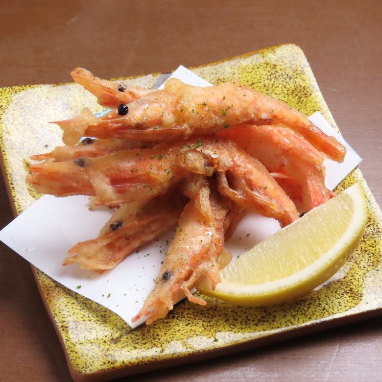 Fried sweet shrimp