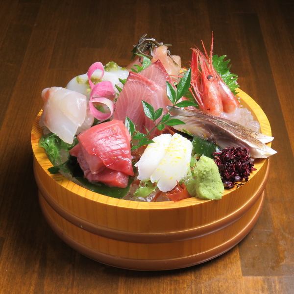 日本海の幸！「お刺身桶盛り」